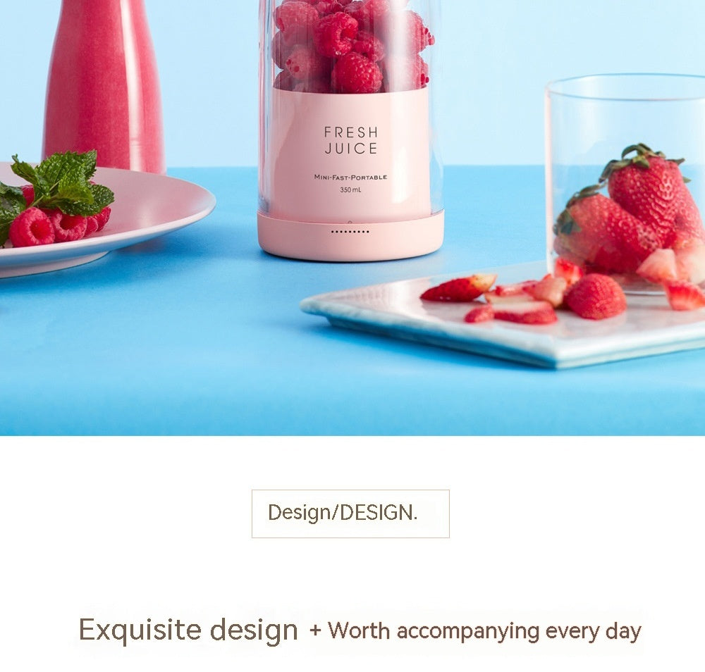 Fresh Juice , USB-magnetisk laddning, portabel mini-juicekopp för resor, elektrisk juicekopp.